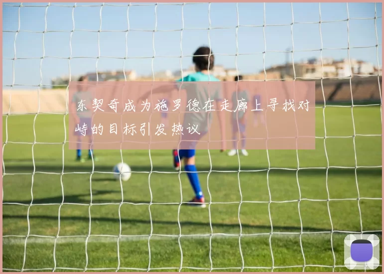 东契奇成为施罗德在走廊上寻找对峙的目标引发热议
